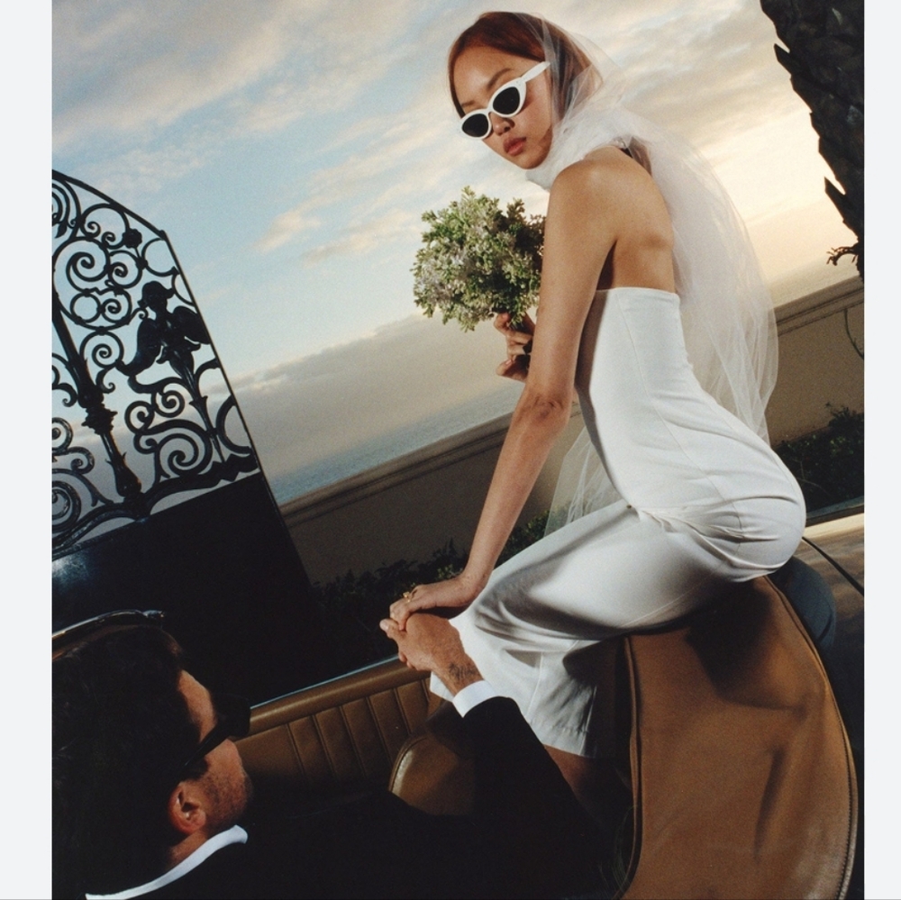 Staud Game Over Embroidered Veil